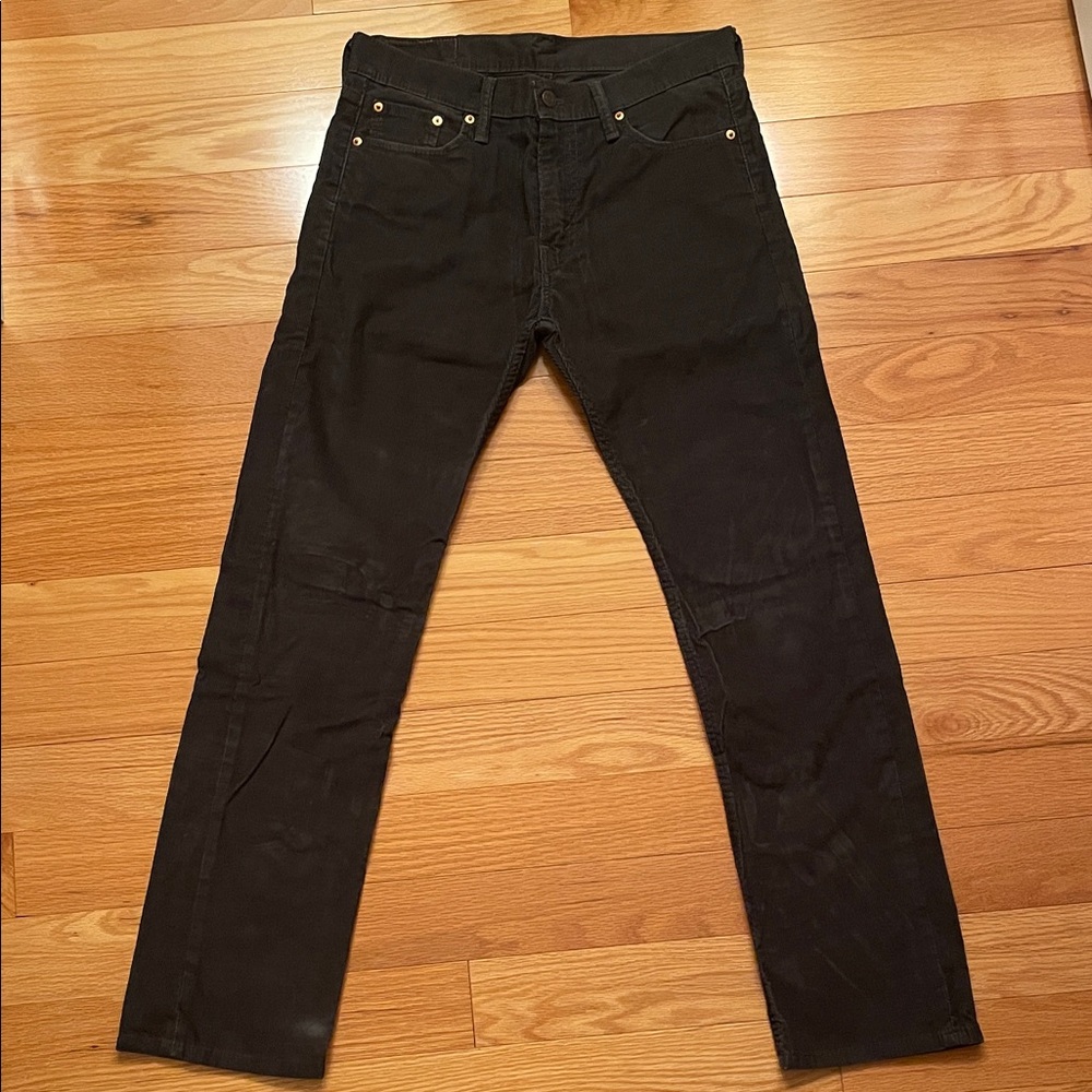 Corduroy 30x32 Gray Slim Pants